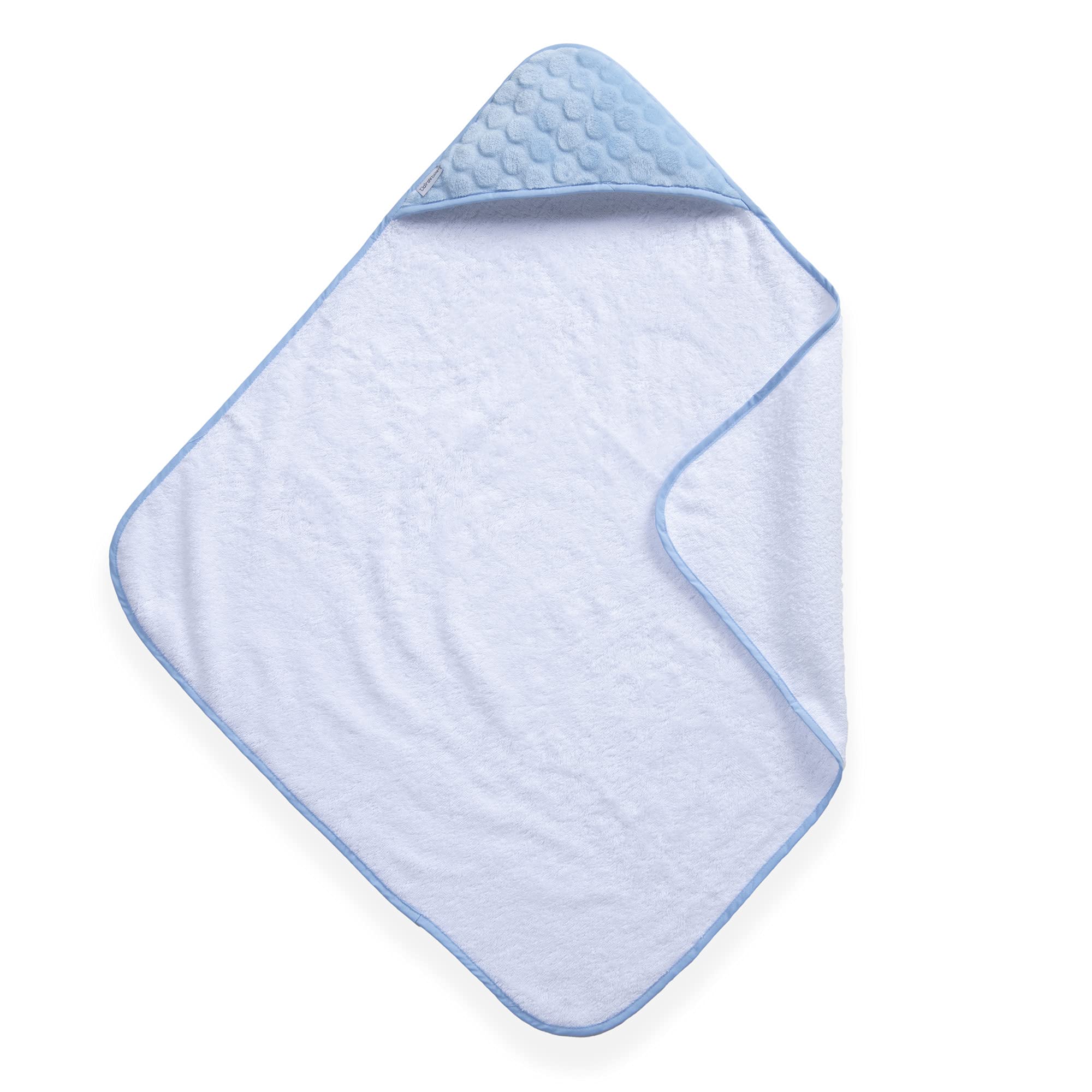Clair de Lune Marshmallow Baby Hooded Towel (70 x 70 cm) Blue