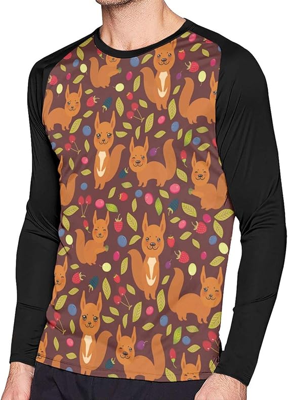 Amazon Co Jp 可愛いキツネ Tシャツ メンズ 長袖 ロングスリーブ Tシャツ インナーシャツ 丸襟 肌着 柔らかい 快適 トップス スポーツ カジュアル おしゃれ メンズ服 春 秋 冬 服 ファッション小物