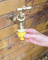Hozelock Outdoor Tap Connector 21mm-26.5mm (1/2"-3/4") Threaded Tap Adaptor Hose view 3