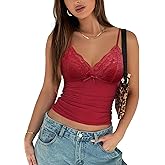Avidlove Camisole Tops for Women Sexy Tank Tops Cami Y2K Bralette Spaghetti Strap Undershirts Slim Going Out Top Lingerie