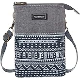 Roomy Cell Phone Purse Wallet Canvas Small Crossbody Purse Bags with Shoulder Strap For Women teen girlsl | Roomy, Canvas, Small, Bags, Shoulder Strap