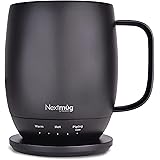 Nextmug - Temperature-Controlled, Self-Heating Coffee Mug (Black - 14 oz.)