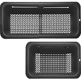 LASSHSWA Collapsible Colander for Kitchen, Over the Sink Strainer Basket for Kitchen, Fruit Pasta Food Strainer Expandable Plastic Colander BPA Free (Black)