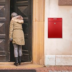 Yaocom Locking Mailbox with Key for Outdoor 16.2 x