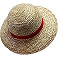 One Piece Luffy Straw Hat – Adult Size Black Pirate Hat Cosplay Accessory