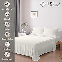 Bella Coterie Luxury Bamboo Viscose Queen Size Flat