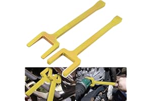 MOEBULB 12020 Axle Popper Kit 2PC CV Axle Removal Tool for Most FWD Front Wheel Drive Vehicles Removing Stuck Half Shaft Fixing Damaged CV Joints CV Axle Puller, Gold