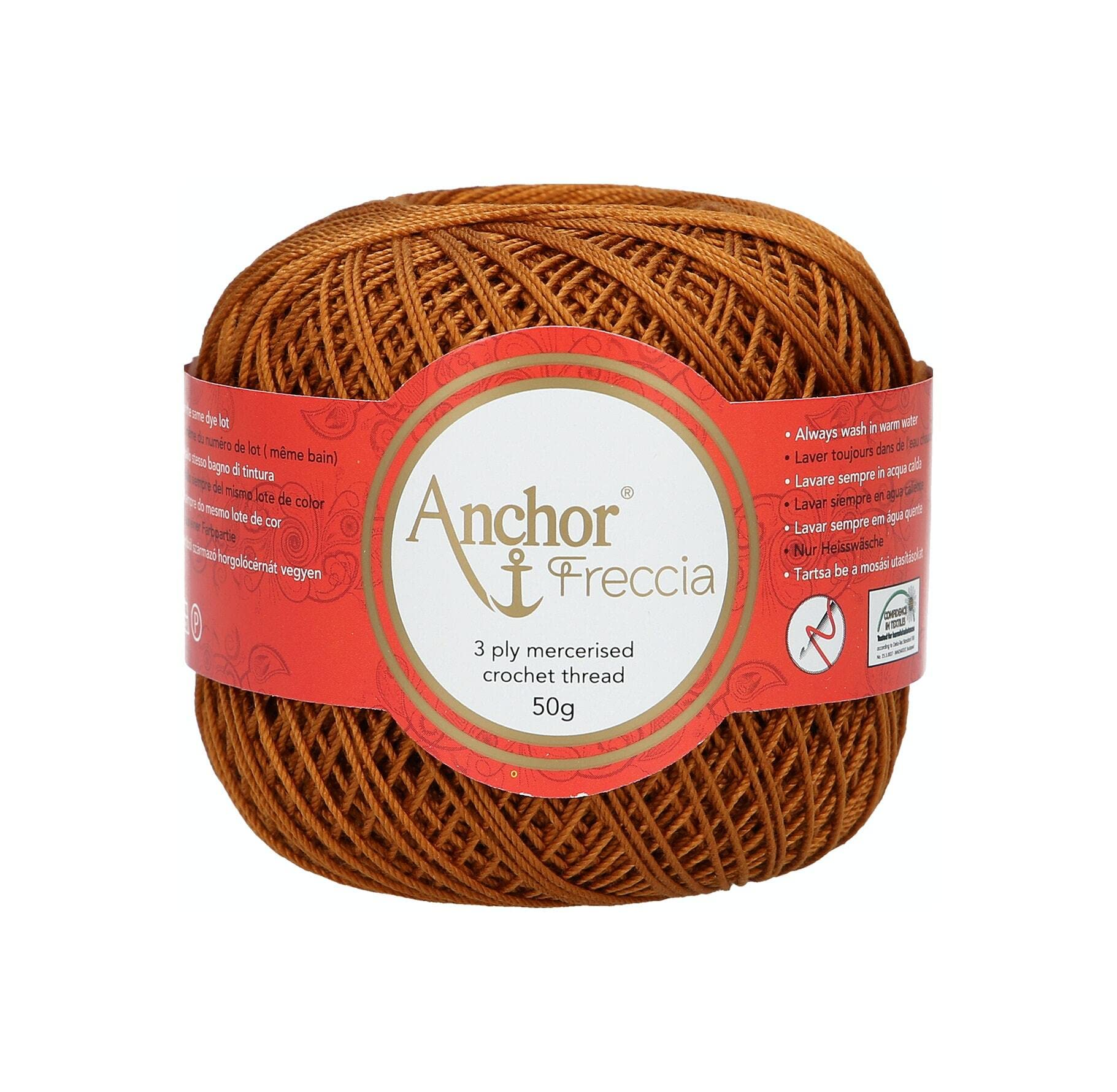 Anchor 4771006-00309 Crochet Yarn, 100% Cotton, 309, Thickness 6, 88 g — image 1