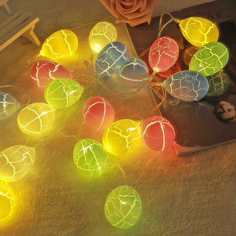 DomeStar Easter Egg Light, 4.9ft 10LED Easter Decoration Lights