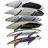 Neorexon 2/3/4/6 Board Horizontal Surfboard Rack, Adjustable Surfboard Wall Mount Display, Surfboard Wall Rack Board Storage Mount System at Home and Garage