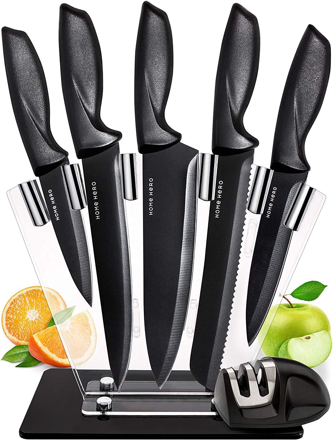 7-piezas-Set-Cuchillos-de-Cocina-Profesional-con-Soporte-de-Acrilico-y-Afilador-Cuchillos-Inox-Juego-de-Cuchillos-de