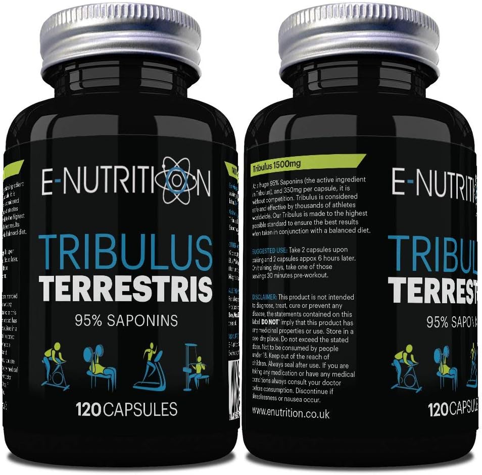 Tribulus Terrestris 95 Saponins 120 Capsules Quality Natural