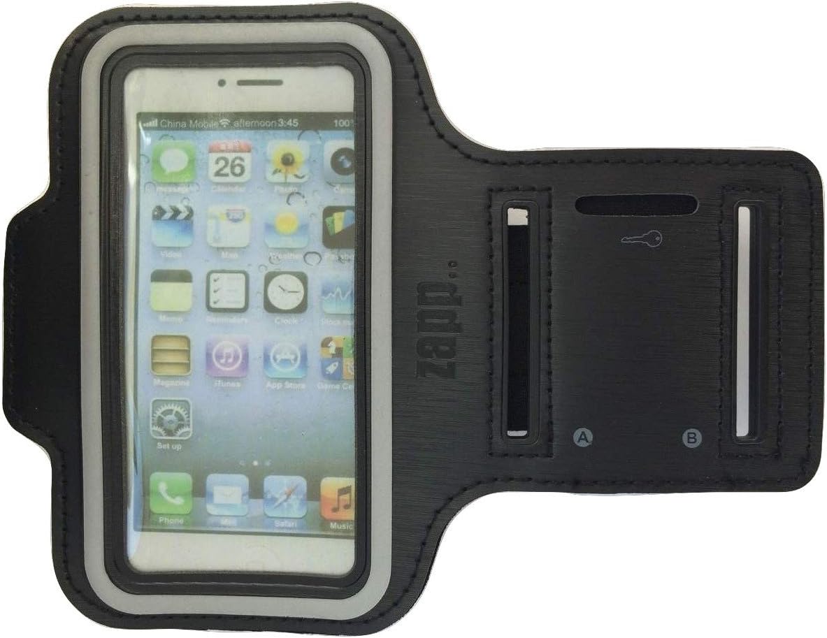 ZAPP iPhone 5 5S 5C Armband - For Running, Jogging, Sport Armband, Secure fit Sports case for iPhone 5/5c/5s for Gym with Key Holder