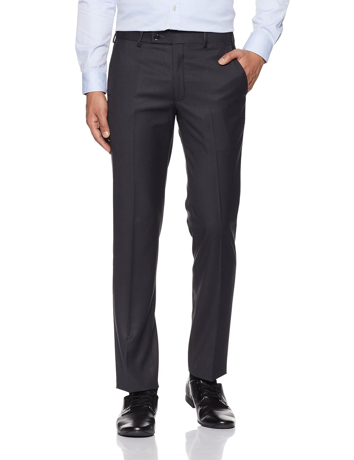 park avenue men's skinny fit formal trousers
