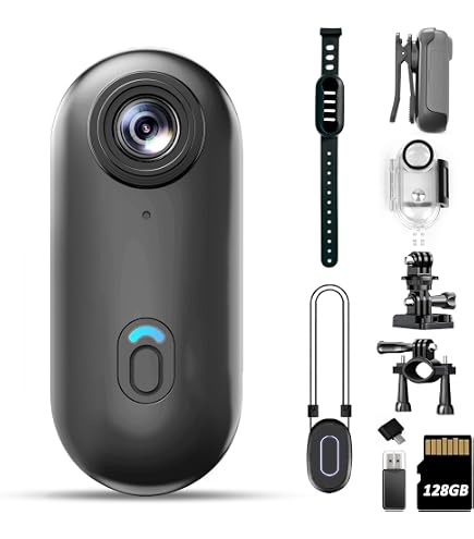 RunCam Thumb 2 - Mini Caméra D'action 4K 60FPS Pour Drone FPV - 27g, Stabilisation Gyroflow, Filtre ND Inclus