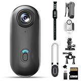 4K Mini Body Camera 128GB - Action Body Cam with Audio & Video- Thumb Hands Free Waterproof Recording Wearable Cameras - Pov Worn Portable Personal Camcorder - for Work Travel Pet Walk Swim