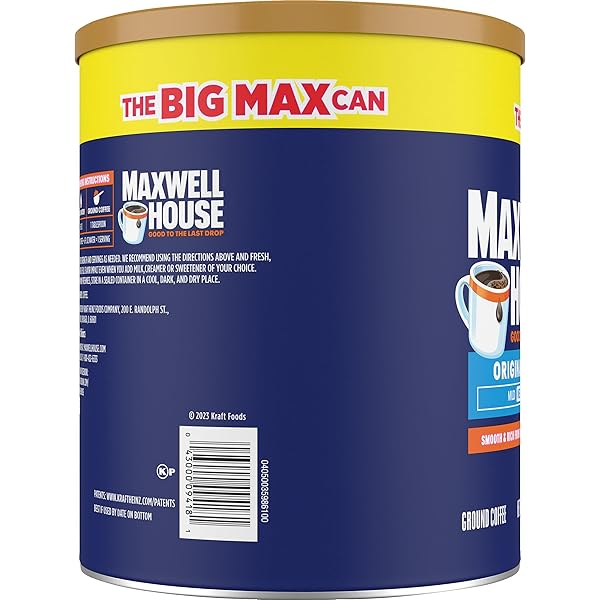 MAXWELL HOUSE ORIGINAL ROAST GROUND COFFEE, 33.1 OZ CANISTER