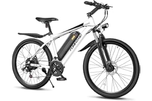 Funhang Electric Bike for Adults, 1000W Peak Ebike, 50Miles 21.7MPH Electric Mountain Bike, 26" Adult Electric Bicycle with 4