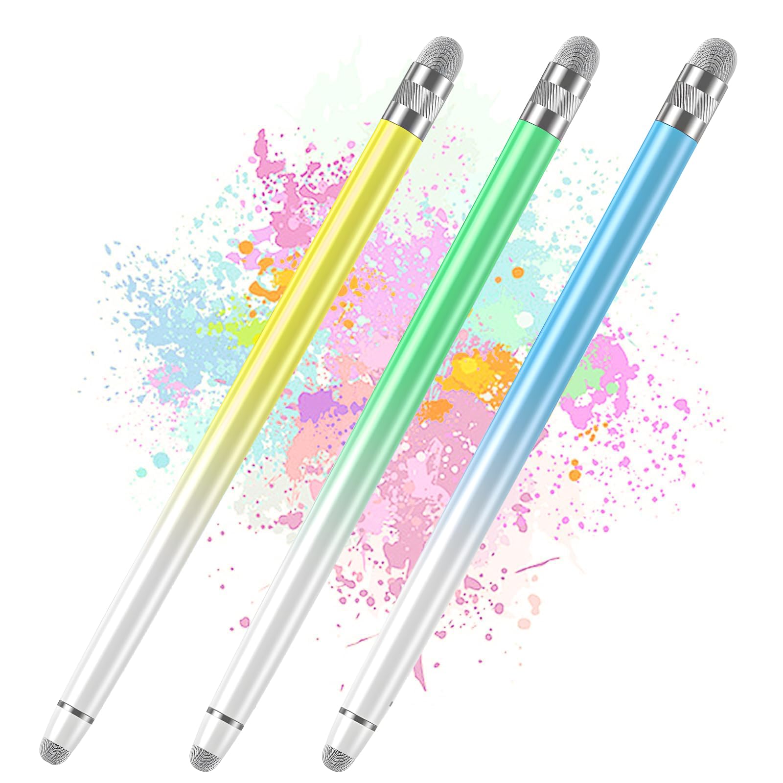 Photo 1 of Bopomofo 3PCS Stylus Pen for Touchscreen,Stylus Pen for iPhone/iPad/Tablet Android/Microsoft/Surface, Compatible with All Touch Screens(Blue/Green/Yellow)
