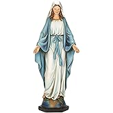 Joseph's Studio by Roman – 10.25" Our Lady of Grace Statue on Decorative Base, Catholic Religious Figurine for Home Décor or Gift