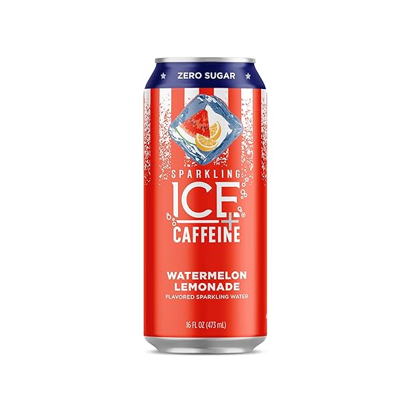 SPARKLING ICE® +CAFFEINE WATERMELON LEMONADE 16OZ CAN