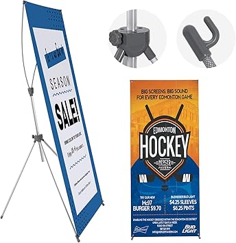 Amazon Com Aktop Reinforced Adjustable Tripod X Banner Stand