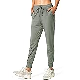 SANTINY Women's Joggers Pants Pockets Drawstring Running Sweatpants for Women Lounge Workout Jogging