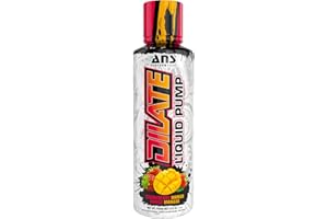 ANS Performance DILATE Liquid Pump - Boost Your Pre Workout with L-Citrulline, Glycerol & Electrolytes - For Muscle Growth & 