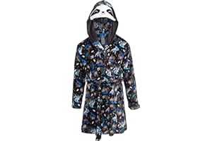 ONLY BOYS Bathrobe - Plush Fleece Bathrobe: Crocodiles, Sharks, Dinosaurs, Ninjas (6-14)
