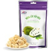 Vinamit Soft Dried Soursop Fruit 3.5 oz, Sweet-Tart Tropical Fruit Snacks | Soft &amp; Chewy, Vietnamese Graviola Guanabana, High Fiber Antioxidant, Dried Fruit for Travel, Gifting, Adults &amp; Kids