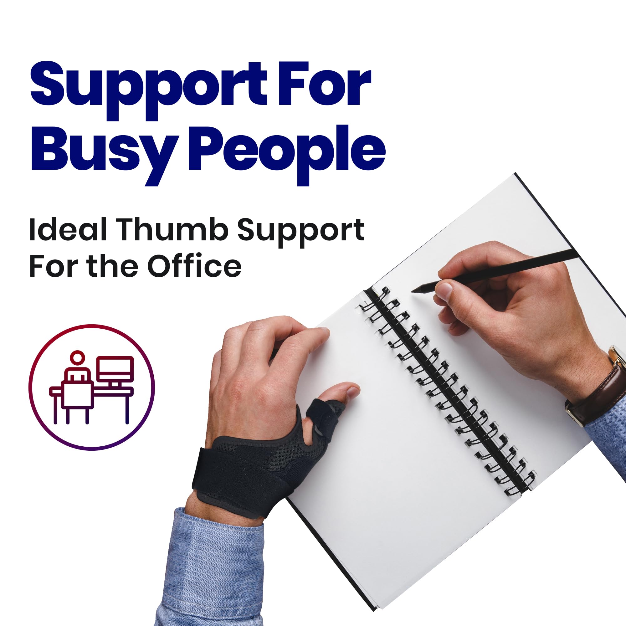 Thumb Brace Thumb Splint CMC I Trigger Thumbs Spica Splint Arthritis Pain Relief & Support I Wrist Brace & Stabilizer For Joint Tendonitis Tenosynovitis I Hand Braces Left & Right Hand