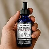 Wild Apán Mushroom Complex Super Daily Tea Tincture, Organic Botanical Extract, Natural Vitality Formula Without Stimulants, 20:1 Extract with Essential Oils, 4oz