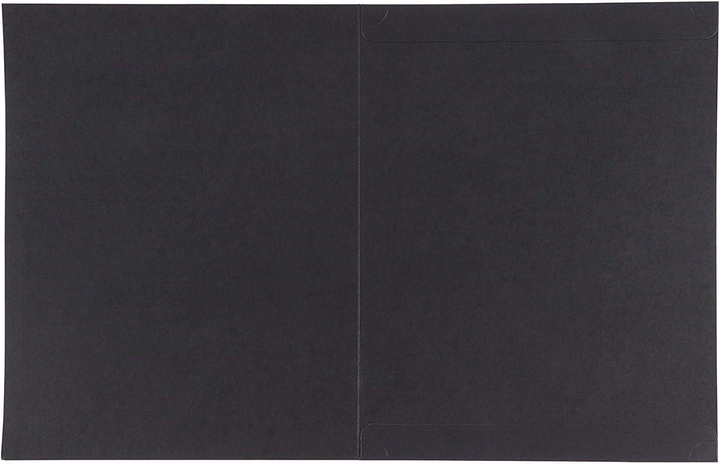 Certificate Holders, Diploma and Document Cover with Gold Foil Border, Letter Size Awards (Black, 11 x 8.5 in., 24 Pack) : Office Products