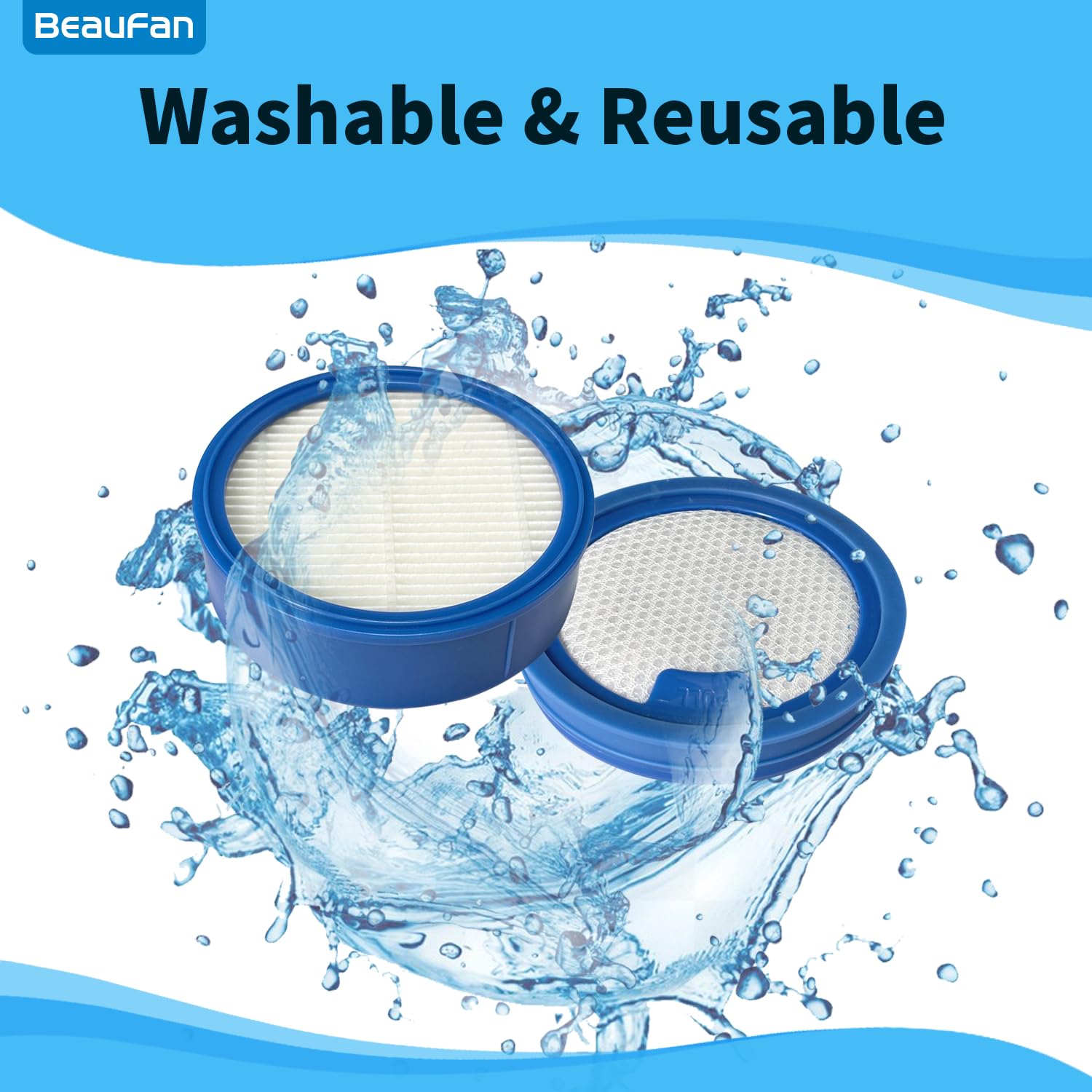 ASKW5 Filter Set Performance Kit Ersatz Kompatibel mit AEG Series 7000 Cordless Staubsauger (2 Vorfilter & 4 Feinstaubfilter) 5