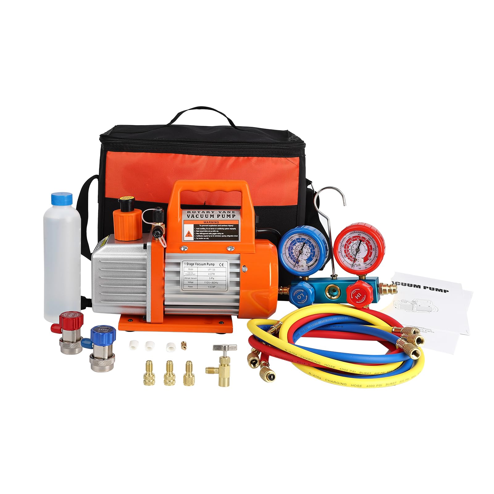 Home Depot Supllueer Vacuum Pump 110V 1/3 HP 4CFM Single Stage