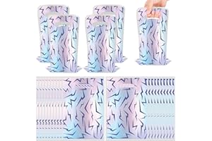 JU XIN 30Pcs Purple Demon Birthday Party Favor Bags,Singer Hunters Themed Goodie Candy Bags Party Supplies