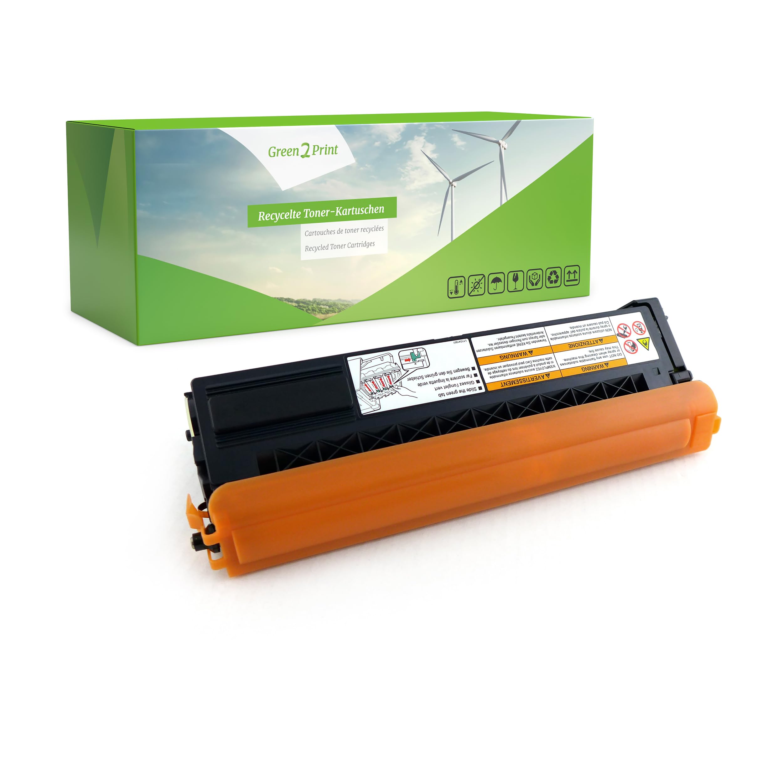 Green2Print Toner yellow 4000 pages replaces Brother TN-423Y Toner cartridge for Brother DCP-L8410CDW, HL-L8260CDW, HL-L8360CDW, MFC-L8690CDW, MFC-L8900CDW