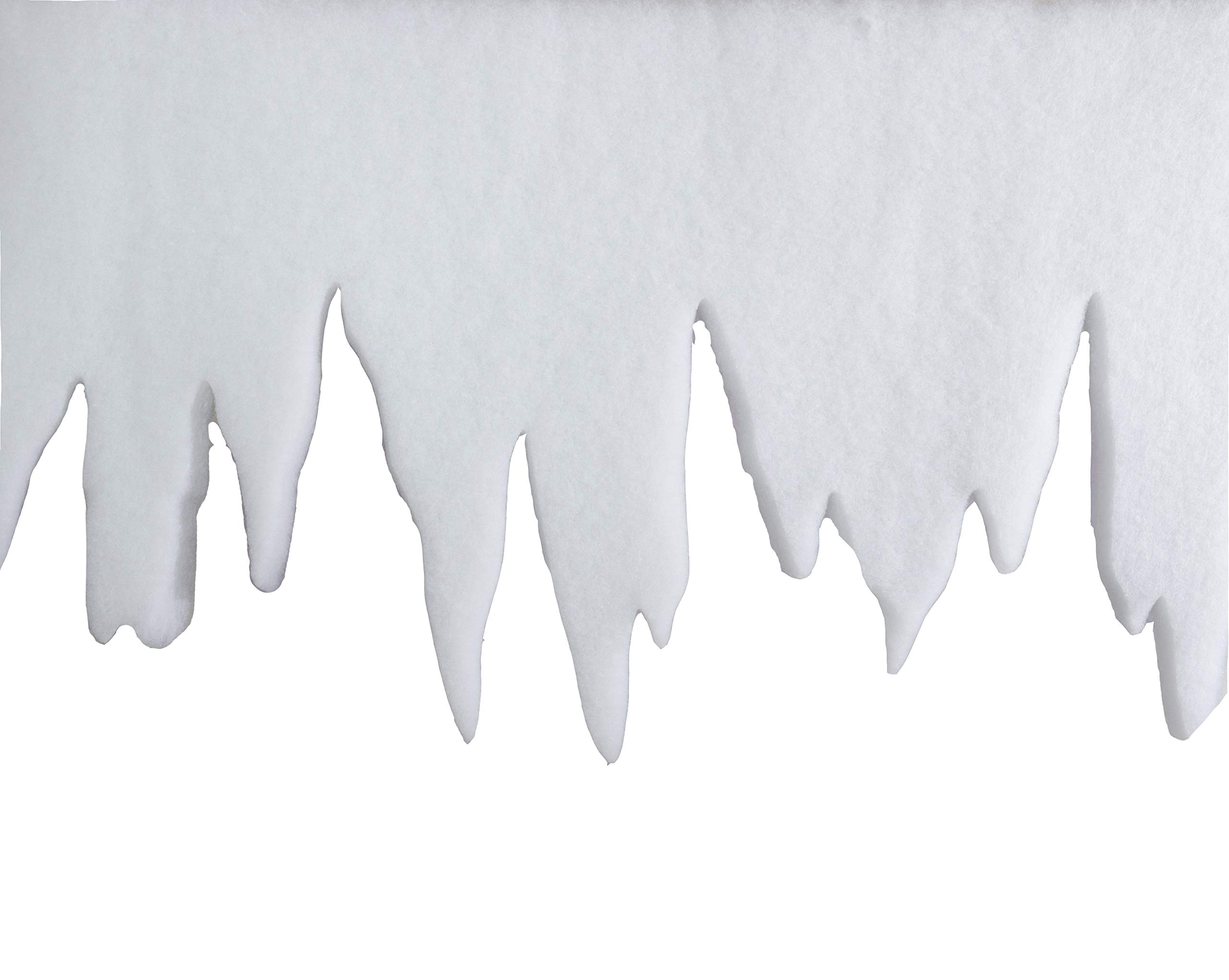 Riffelmacher & Weinberger 10134022 XL Icicle Decoration Garland Christmas and Crafts 4 Metres, White