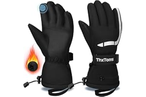 ThxToms Ski Gloves Snow Gloves for Men Women, Waterproof Winter Gloves, 3M Thinsulate Warm Gloves for Cold Weather
