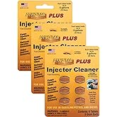 Dyno-tab Injector Cleaner Plus 6-Tab Card, 3-Pack, One Card Treats Three 16 gal/60 Liter Fill-ups, Fast Dissolving, 100% Active Ingredients - NO solvents, 45446-3pk