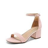 DREAM PAIRS Womens Low-Chunk Low Heel Pump