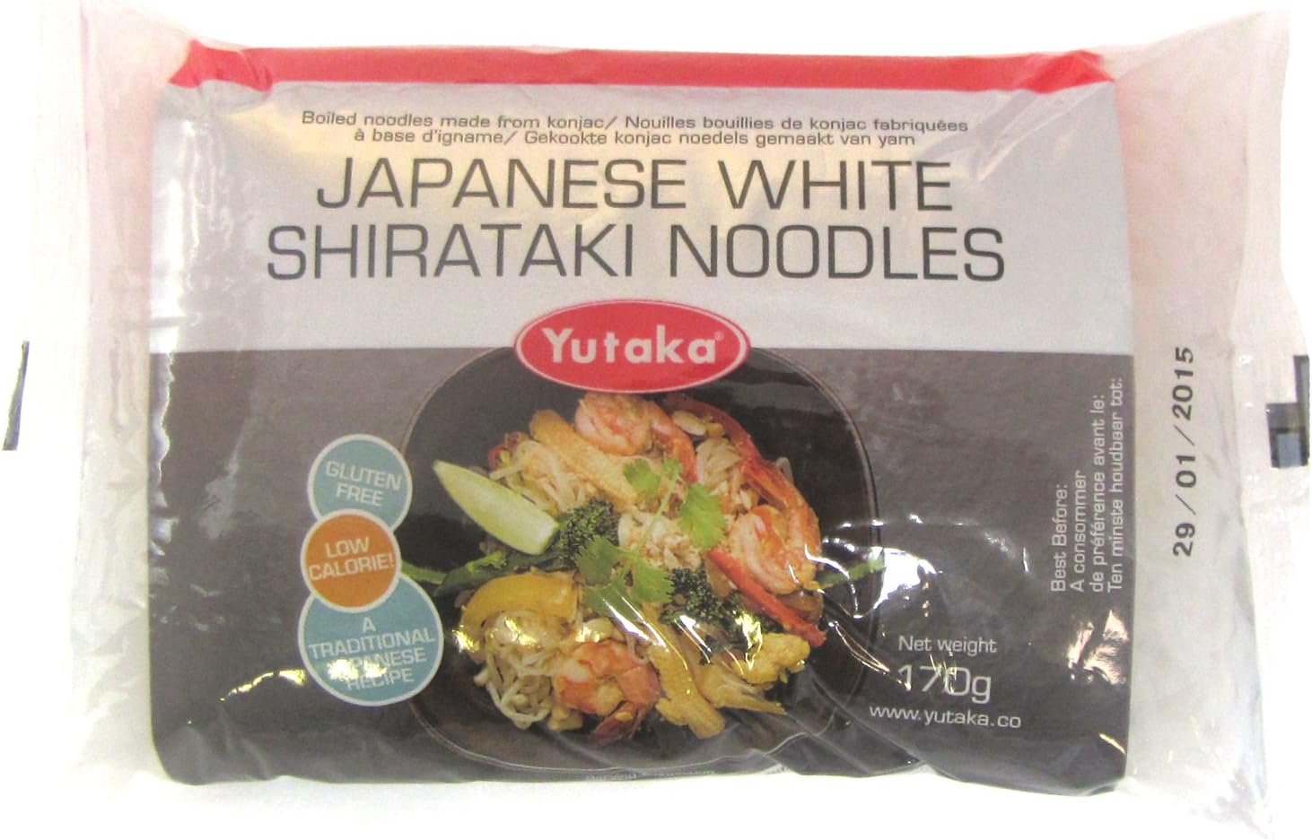 Yutaka | White Shirataki Noodles | 1 x 170g