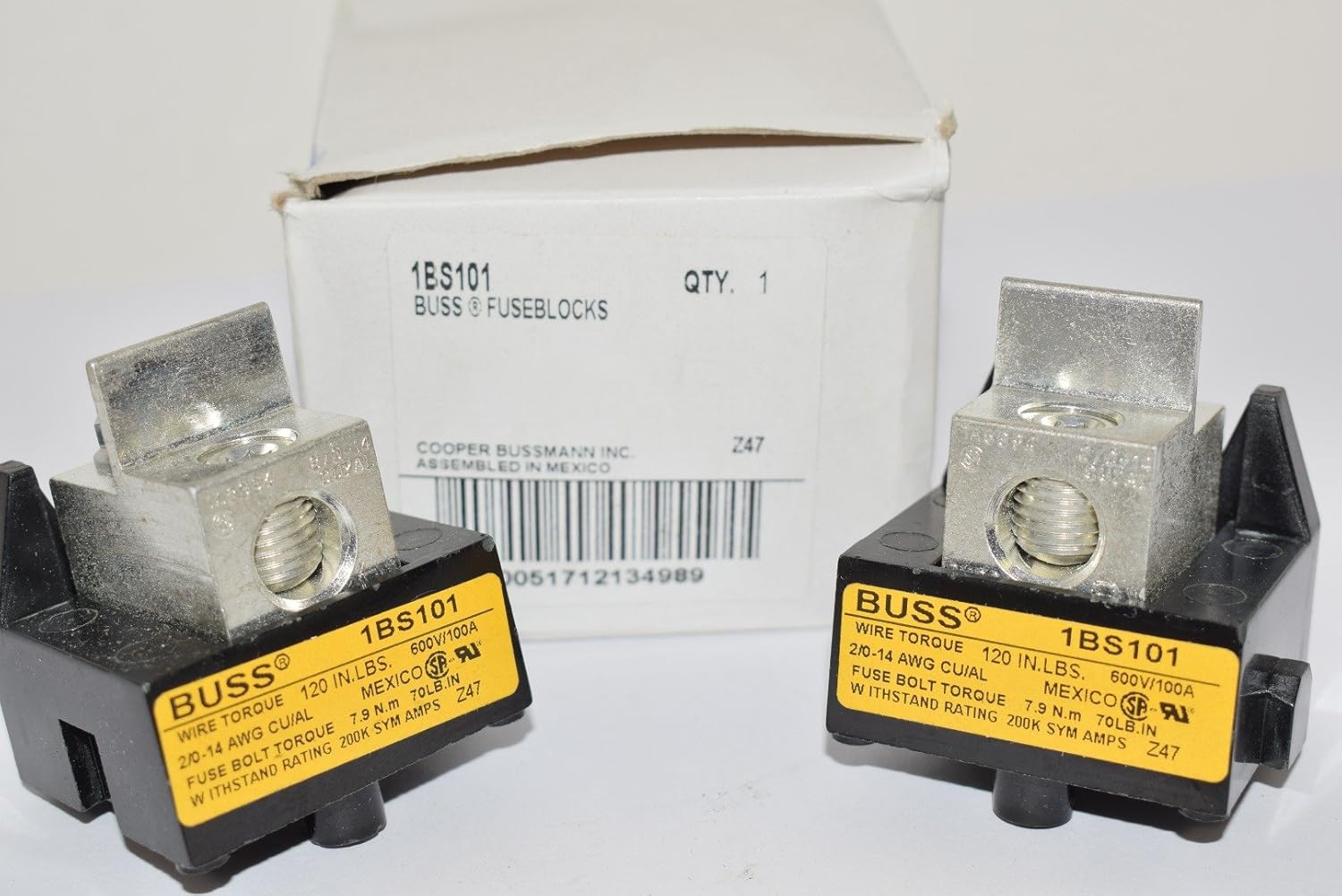 Cooper Bussmann 1BS101 Buss Fuse Block Industrial & Scientific