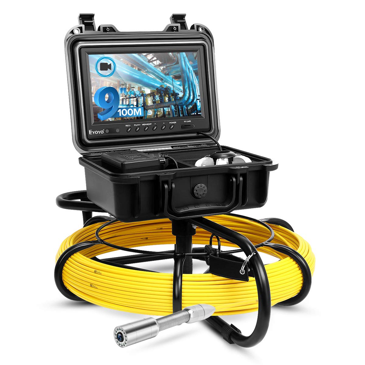 Buy Eyoyo Pipeline Endo Inspection Camera 100M/328ft Underwater Industrial Pipe Sewer Drain Wall