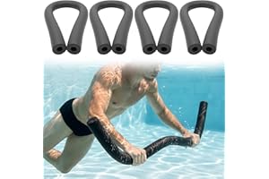 4-Pack Pool Noodles, 60-Inch Long Hollow Foam Noodles for Swimming, Water Play, and Support, Soft & Sturdy PE Material Black,