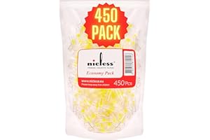 Nicless Premium Cigarette Filters 8mm - Disposable Cigarette Holder and Tar-Nicotine Filtration System for Normal/King Size Cigarettes | 450 Filters