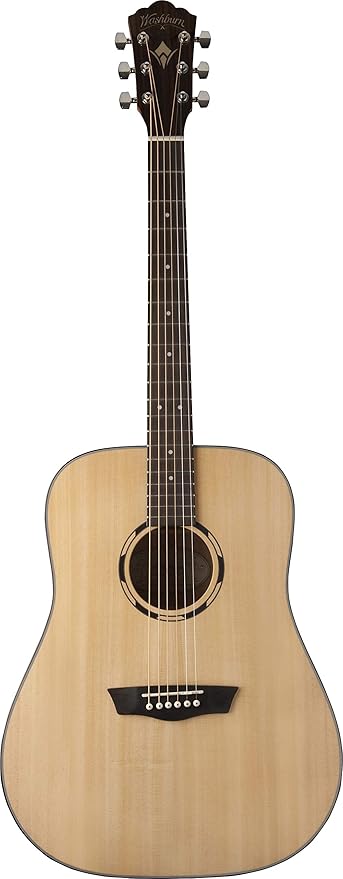 Washburn Wld10S Acoustic Guitar Natural - Washburn Wld10s Dreadnought Acoustic Guitar Natural Amazon Co Uk Musical Instruments