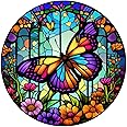 Butterfly Stamped Cross Stitch Kits - Counted Cross Stitch Kits for Beginners Adults,11 CT Patterns Dimensions Embroidery Kits Arts Craft Kits,for Gift and Home Decor 13.8 x 13.8inch