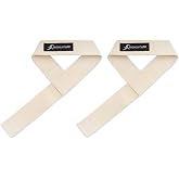 ProsourceFit Pair of Weight Lifting Straps for Men and Women, Adjustable Cotton Straps for Improved Grip