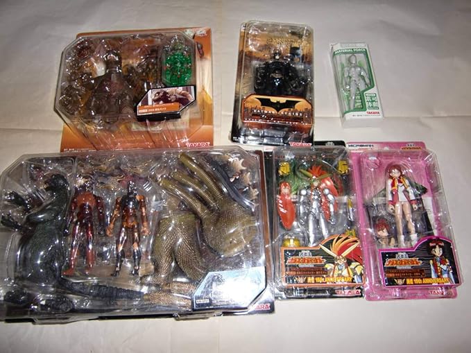 Amazon ミクロマン ゴジラ Vs キングギドラ ガメラ バットマン ガオガイガー 可動素体 フィギュア ドール 通販